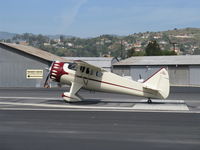 N273MD @ SZP - 2008 Dickenson Howard DGA-21 Mr. Dickenson, P&W R-1340-57 Wasp 600 Hp, takeoff roll Rwy 22 - by Doug Robertson