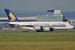 9V-SKS @ EDDF - Taxiing in after arrival - by Robert Kearney