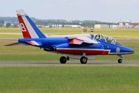 E85 @ LFPB - Dassault-Dornier Alpha Jet E (F-UGFF), Athos 08 of Patrouille de France 2015, Paris-Le Bourget (LFPB-LBG) Air show 2015 - by Yves-Q