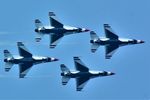 UNKNOWN @ KTVC - USAF Thunderbirds - 2015 National Cherry Festival Air Show - by Mel II