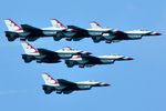 UNKNOWN @ KTVC - USAF Thunderbirds - 2015 National Cherry Festival Air Show - by Mel II