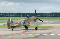 G-CHTK @ EHLE - Sea Hurricane Mk.X at Lelystad airfield, the Netherlands - by Van Propeller