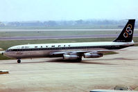 SX-DBO @ EGLL - Boeing 707-351C [19164] (Olympic Airways) Heathrow~G @ 17/05/1979. Date approximate from a slide. - by Ray Barber