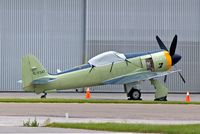C-FGAT @ CYYC - Hawker Sea Fury T.20 [41H/623282] Calgary Int'l~C 22/07/2008 - by Ray Barber