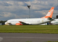 N493CS @ EGHL - Boeing 737-400 stored at Lasham. Ex 5N-BPQ - by moxy