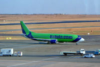 ZS-OTF @ FAJS - Boeing 737-436 [25305] (Kulula Airlines) Johannesburg-Int'l~ZS 08/10/2003 Not the best of images. - by Ray Barber