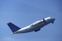 UR-NTK @ LFPB - Steep take-off of the Antonov An-70 at Le Bourget, 1999 - by Van Propeller