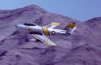 N860AG @ KLSV - At the 1997 50th Anniversary of the USAF air display, Nellis AFB. - by kenvidkid