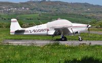 2-RIOH @ EGFP - Visiting Navion Rangemaster H. - by Roger Winser