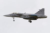 9238 @ LFRJ - Saab JAS-39C Gripen, On final rwy 26, Landivisiau Naval Air Base (LFRJ) Tiger Meet 2017 - by Yves-Q