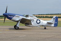 G-BIXL @ EGSU - About to depart from Duxford. - by Graham Reeve