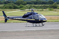 G-BOSN @ EGFH - Twin Squirel, Helicopter and Pilot Services Wycombe Air Park Buckinhamshire based, previously 5N-AYL, G-BOSN, 5N-AYL, N2109L, seen parked up. - by Derek Flewin