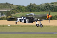 N357FG @ EGSU - Landing at Duxford. - by Graham Reeve