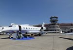 N650ER @ LFPB - Gulfstream G650ER (G VI) at the Aerosalon 2017, Paris - by Ingo Warnecke