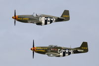N515ZB @ EGSU - In formation with N537FG. - by Graham Reeve