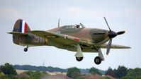 G-HITT @ EGSU - 3. P3717 on the eve of The Flying Legends Airshow, July 2017. - by Eric.Fishwick