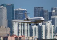 N117MS @ MIA - Global 5000 - by Florida Metal