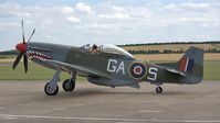 G-SHWN @ EGSU - 1. KH774 on the eve of The Flying Legends Airshow, July 2017. - by Eric.Fishwick