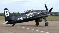 G-RUMM @ EGSU - 2. 121714 on the eve of The Flying Legends Airshow, July 2017. - by Eric.Fishwick