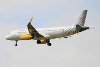 EC-MLE @ LFPG - Airbus A320-232(W), On final rwy 27R, Roissy Charles De Gaulle Airport (LFPG-CDG) - by Yves-Q
