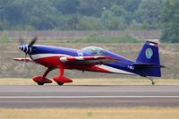 F-TGCJ @ LFSI - Extra 330SC, French Air Force aerobatic team, Landing rwy 29, St Dizier-Robinson Air Base 113 (LFSI) Open day 2017 - by Yves-Q