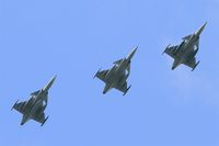 9238 @ LFRJ - Saab JAS-39C Gripen, Flight over Landivisiau Naval Air Base (LFRJ) Tiger Meet 2017 - by Yves-Q