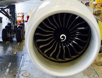 N2644U @ KSFO - GE90 engine. SFO. 2017. - by Clayton Eddy