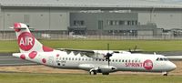 SP-SPE @ EGAC - Belfast City.  SP-SPE arriving with a football charter from Cologne/Bonn. - by Albert Bridge