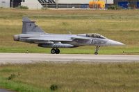 9238 @ LFRJ - Saab JAS-39C Gripen, Taxiing to flight line, Landivisiau Naval Air Base (LFRJ) Tiger Meet 2017 - by Yves-Q