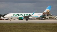 N235FR @ MIA - Frontier - by Florida Metal