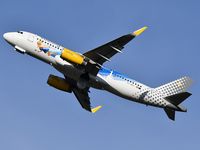 EC-MLE @ LFBD - Vueling (25 years Disneyland Livery) VY2916 take off runway 23 to Barcelona (BCN) - by JC Ravon - FRENCHSKY
