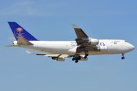 TF-AMN @ EDDF - Saudi B744F arriving in FRA - by FerryPNL
