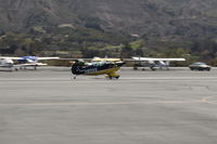 N80AS @ SZP - 1992 PITTS AEROBATICS S-2B SPECIAL, Lycoming AEIO-540-D4A5 260 Hp, landing roll Rwy 22 - by Doug Robertson