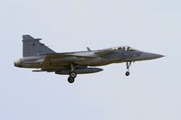 9238 @ LFRJ - Saab JAS-39C Gripen, On final rwy 08, Landivisiau Naval Air Base (LFRJ) Tiger Meet 2017 - by Yves-Q