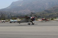 N273MD @ SZP - 2008 Dickenson HOWARD DGA-21 'Mr. Dickenson, P&W R1340-57 600 Hp radial, 9 & 1/2 years in one-off design and build, see all photos, takeoff roll Rwy 22 - by Doug Robertson