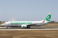 F-HTVJ @ LMML - B737-800 F-HTVJ Transavia France - by Raymond Zammit