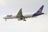N895FD @ LFPG - Boeing 777-SF2, On final rwy 27R, Roissy Charles De Gaulle Airport (LFPG-CDG) - by Yves-Q