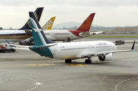9V-MBE @ WSSS - Morning departure of MI752 to Phuket. - by Arjun Sarup