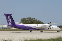 G-JECP @ LMML - Dehavilland DHC-8 G-JECP Flybe - by Raymond Zammit