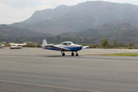 N91689 @ SZP - 1946 North American NAVION, Continental E225 Upgrade, takeoff roll Rwy 22 - by Doug Robertson