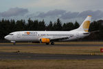 9H-ZAZ @ EGPH - Air Horizont Boeing 737- 436 landing runway 24 on a rugby charter flight from MRS,EDI 10.2.18 - by Mike stanners