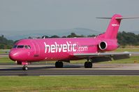HB-JVF @ EGCC - Helvetic Fk100 arriving in MAN - by FerryPNL