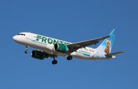 N329FR @ KLAS - Airbus A320-251N - by Mark Pasqualino