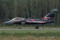 130 @ EBBL - French Air Force Dassault Rafale C (4-GI) landing after its display at Kleine Brogel air base, Belgium, air show 2018 - by Van Propeller