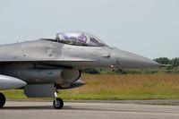 FA-69 @ LFRJ - SABCA F-16AM Fighting Falcon, Taxiing to flight line, Landivisiau Naval Air Base (LFRJ) Tiger Meet 2017 - by Yves-Q