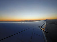 D-ABYQ - Beautiful evening departure, with Mount Fuji at the wingtip (HND-FRA) - by Micha Lueck