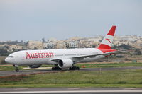 OE-LPA @ LMML - B777 OE-LPA Austrian Airlines - by Raymond Zammit