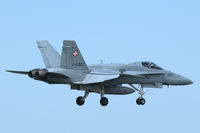 J-5007 @ EHLW - Swiss Air Force F-18C Hornet landing at Leeuwarden air base, the Netherlands, Frisian Flag 2019 - by Van Propeller
