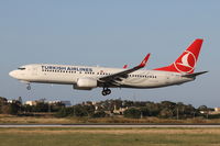 TC-JHT @ LMML - B737-800 TC-JHT Turkish Airlines - by Raymond Zammit