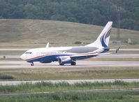 VP-BIZ @ KDTW - Boeing BBJ - by Florida Metal